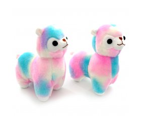 Лама цветная 25см 