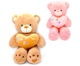 Мишка сердце LOVE you 80см 