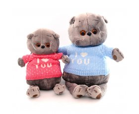 Кошка BASIQ в кофте 38см 