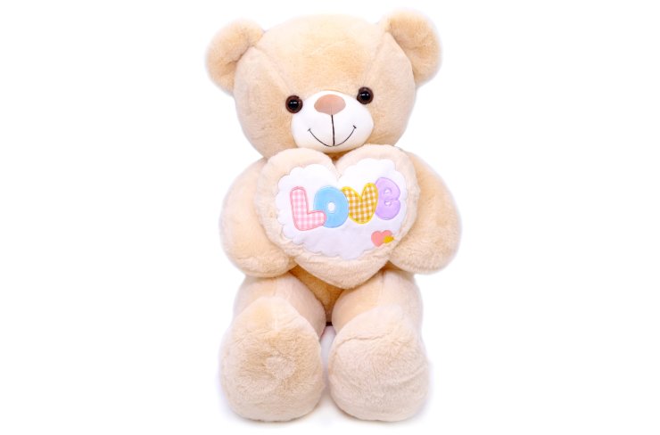 Мишка сердце love клетка 55см  фото 2