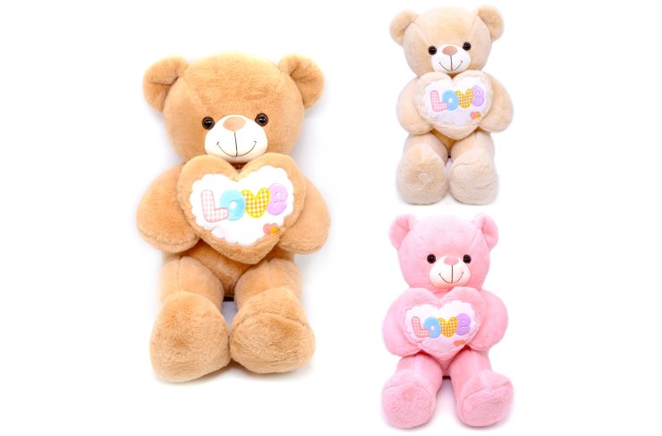 Мишка сердце love клетка 75см фото 1