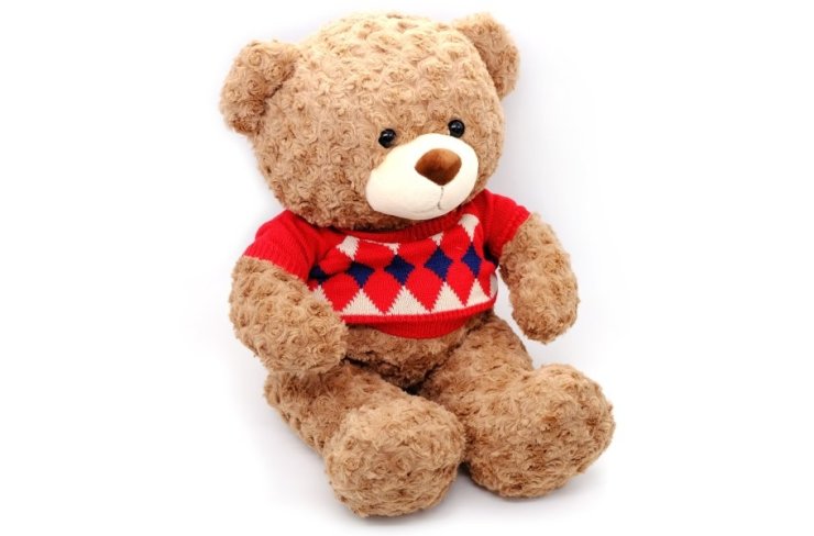 Мишка вяз. кофта 110см  фото 1
